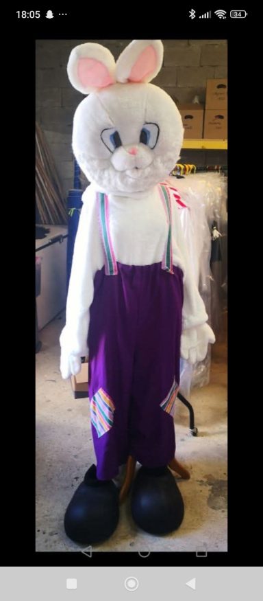 Mascotte lapin de paques