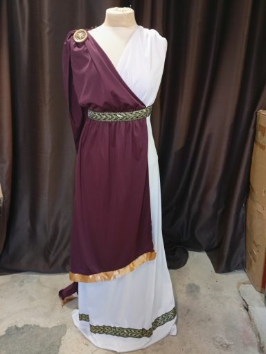 robe antiquité bordeau